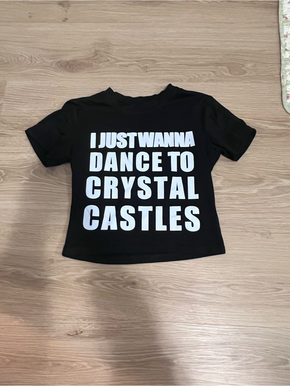 crystal castles baby tee